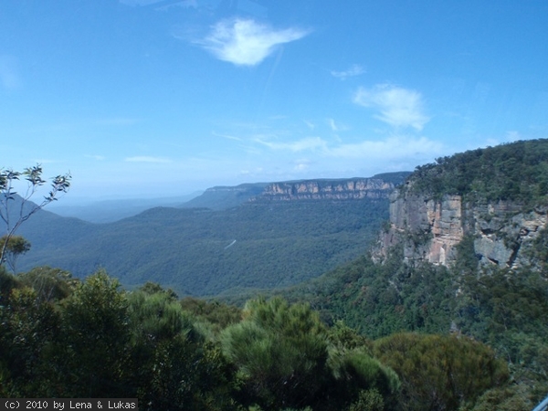 5747 wir sind mitten in den Blue Mountains